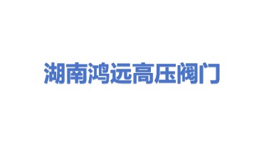 湖南鸿远高压阀门有限公司