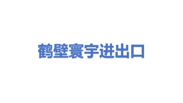 鹤壁市寰宇进出口代理有限公司