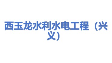 西玉龙水利水电工程建设兴义有限公司