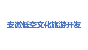 安徽低空文化旅游开发有限公司