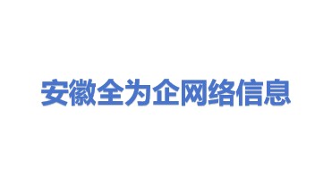 安徽全为企网络信息科技有限公司