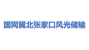 国网冀北张家口风光储输新能源有限公司