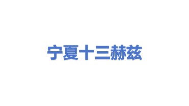 宁夏十三赫兹科技有限公司