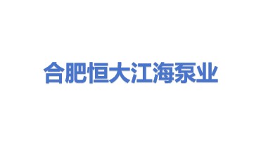 合肥恒大江海泵业股份有限公司
